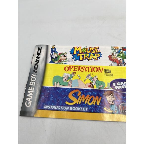 Mouse Trap / Operation / Simon GBA Game Boy Complete CIB Good Condition! - Picture 13 of 13